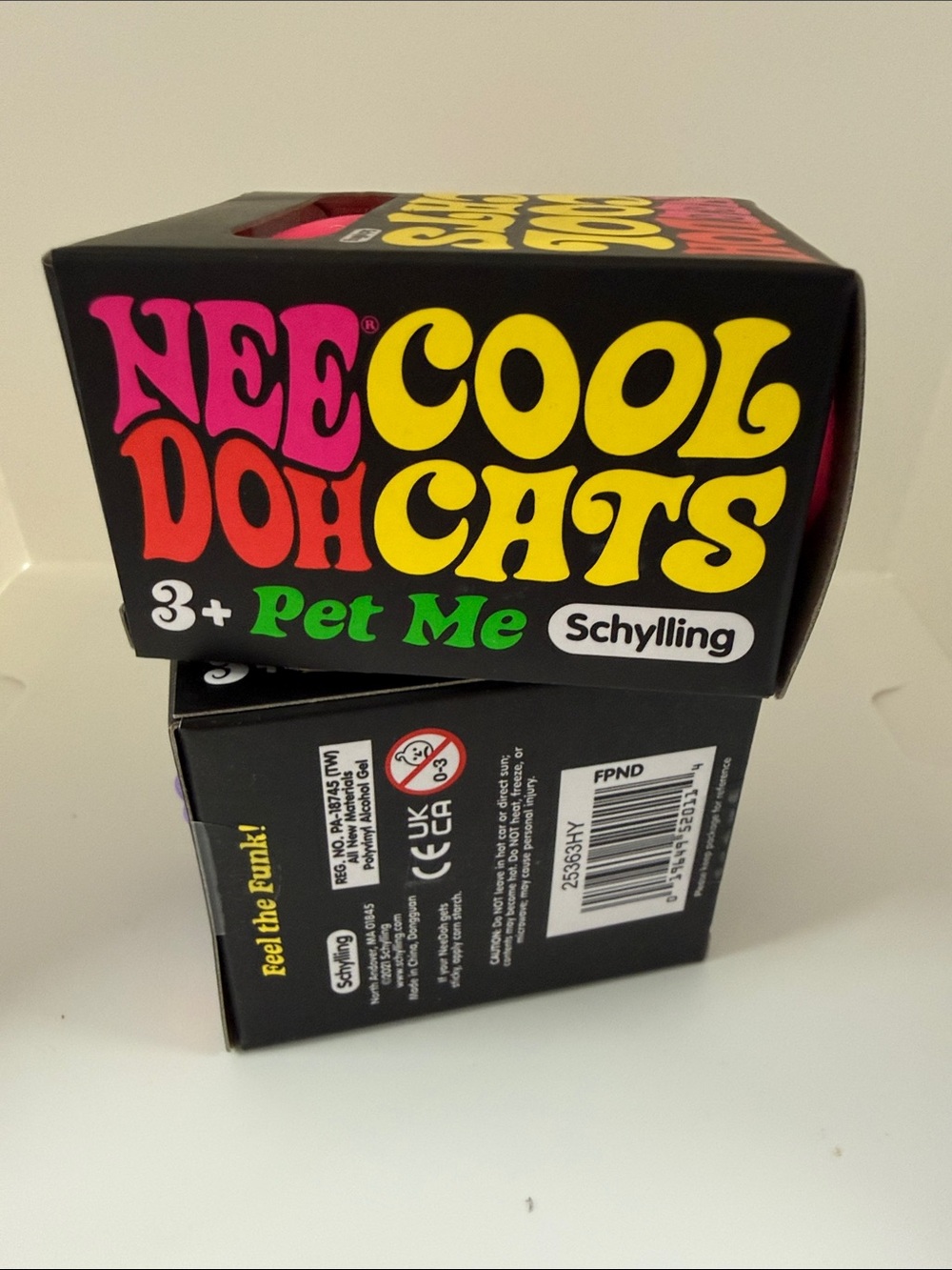 New Doh Cool Cat Fidget Toy ~ Hot Pink ~ Lot of 1 Only - Picture 3 of 5